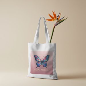 Hope Mosaic Canvas Tote