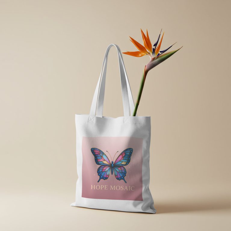 Hope Mosaic Canvas Tote